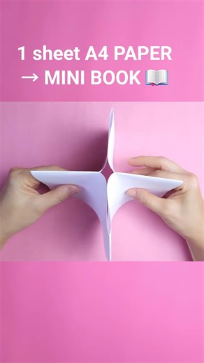 1 Paper = 8 Pages?! Mini Book Trick 🤯