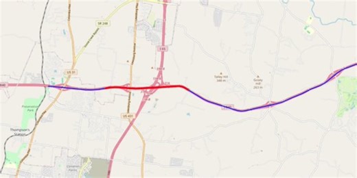 Lane, ramp closures expected this weekend on Williamson County interstate