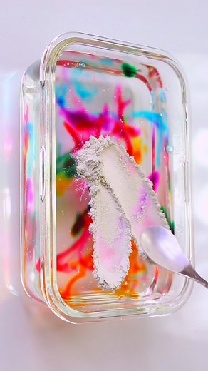 Talisa Tossell's Slimes on Instagram: "Rainbow stained slime 🌈"