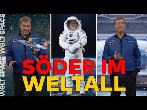 Markus Söder takes off in an astronaut suit: Space plans and the Free State of Bavaria! | SPACE NEWS