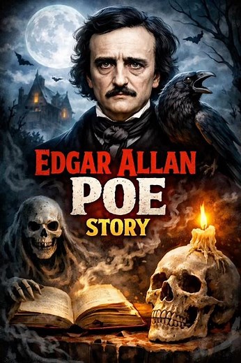 EDGAR ALLAN POE Story (The Raven)