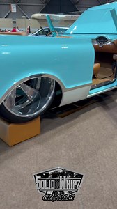 ‘72 Blazer on a set of 22/24x15” @introwheels supported by a narrowed Ford 9” with @wilwooddiscbrakes for stopping power at the Kansas City Autorama 2k23 #SOLIDWHIPZ #Chevy #K5 | SolidWhipz