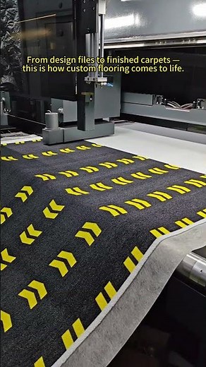Custom Carpets Coming Off the Printer | Digital Carpet Printing in Action