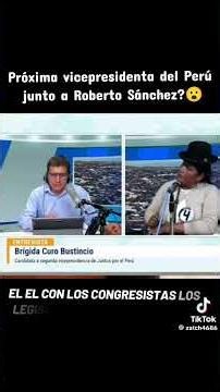 Peru. The image of Roberto Sanchez's vice president