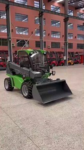 Everun New Design ERT1500E 1.35ton Machinery New Battery Hydraulic Compact Bucket Small Front Electric Mini Telehandler