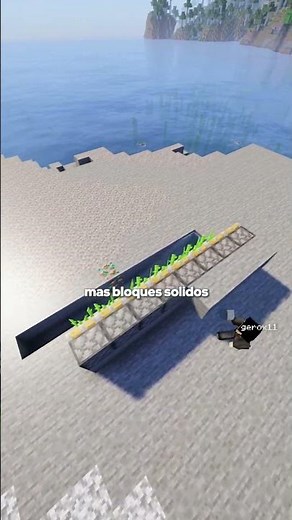 How to make a Sugar Cane Farm!! Minecraft #minecraft #minecraftshorts #shortvideo