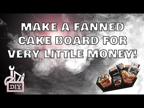 Making DIY angled Cake Boards for paired firework firing.