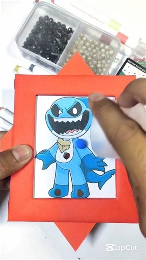 Nightmare critters 🤗 poppy playtime amazing cardboard puzzle game 🫠#art #kpop #drawing #funny