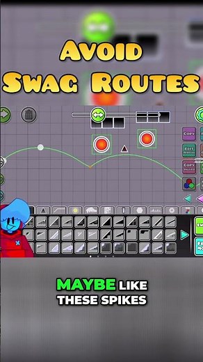 GD Tutorial - Avoid Swag Routes #geometrydash #gaming #gd #animation