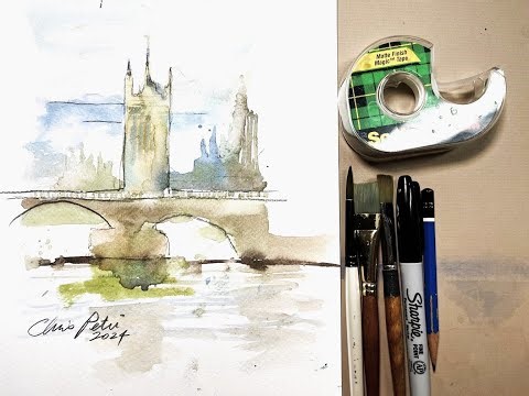 EXTREME BEGINNERS - How to Trace Easily and Effectively on Your Watercolor Journey