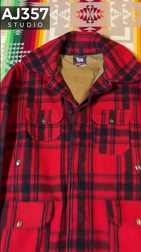 1950s Woolrich Hunting Jacket — Buffalo Plaid Vintage USA Workwear AJ357 STUDIO ウールリッチ 50s #vintage