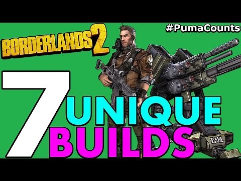 Top 7 Best, Cool and Unique Class Builds and Play Styles in Borderlands 2 #PumaCounts