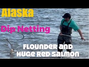 Dip Netting Salmon Kenai Alaska First Time