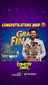 #ComedyCooks And the winner is... Mahi! ❤️ Congratulations! 🎉