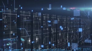 Animation of connections and data processing over computer servers | Premium Stock Video Footage