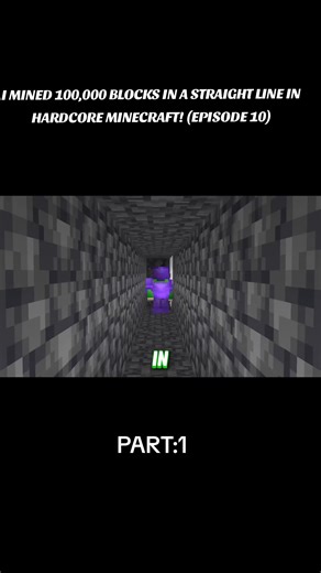 Mining 100,000 Blocks in Hardcore Minecraft!