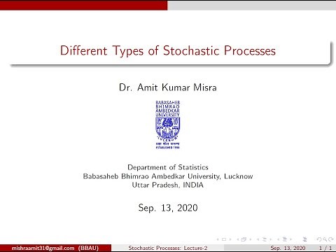 Different Types of Stochastic Processes