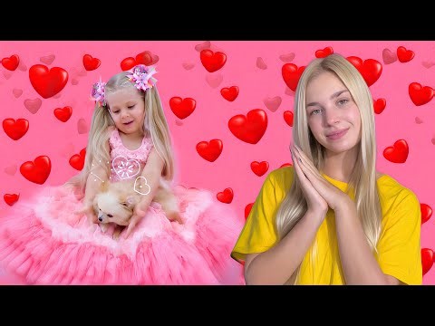 Diana and Maggie and her Barbie car - Camping adventure
