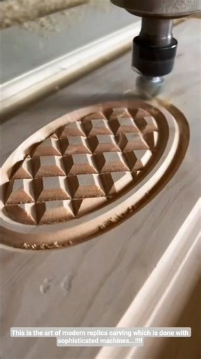 This is the art of modern replica carving which is done with sophisticated machines...!!!!