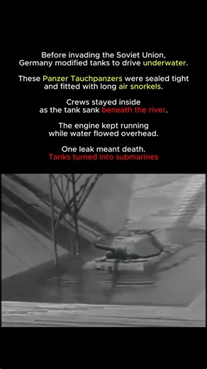 The Tank That Drove Underwater #shorts
