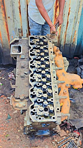 Tata Bs4 engine #reels #mechanical #repairing | Nasir Khan