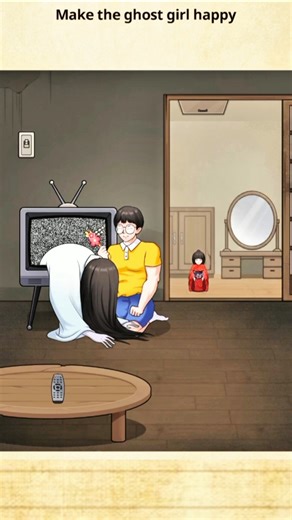Make the ghost girl happy#games #night meri puzzle