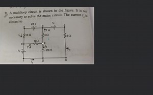 A multiloop circuit is shown in the figure. It is notnecessary... | Filo