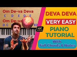 Deva Deva Very Easy Piano Tutorial by Chetan Ghodeshwar