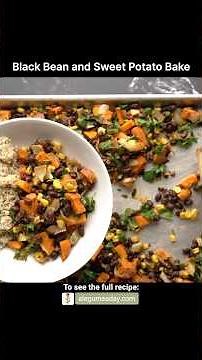 Black Bean and Sweet Potato Bake - Making This on Repeat!