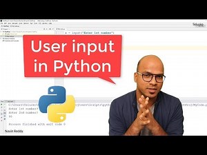 Taking Input in Python Video Lecture | Basics of Python - Software Development