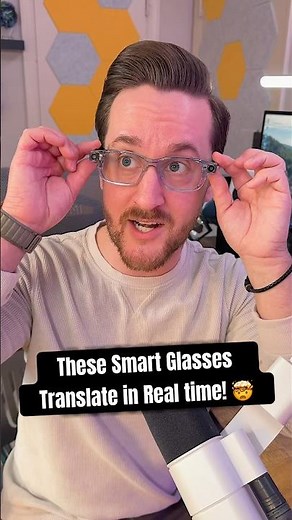 These Smart Glasses TRANSLATE in Real Time?! 🤯 #tech #shorts #chatgpt