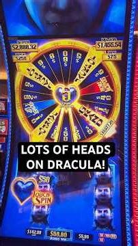 I got a lot of head(s) on this Dracula slot! #casino #gambling #slots #slotmachine #comedy