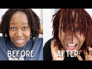 How I Colored My Dyed Microlocs Copper Using L'oreal Hicolor Copper (No Bleach)