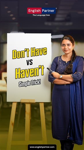 Stop Confusing Don’t & Haven’t | English Grammar Tip | 91 73588 19367 English Partner Online English Partner Course பற்றிய விவரங்களுக்கு👇 WhatsApp: 91 73588 19367 [English Partner | English Partner Online Classes | Spoken English Partner | Don’t vs Haven’t | English Grammar Mistakes | Learn English in Tamil | Basic English Grammar Tips | Spoken English Course Tamil] #englishpartner #spokenenglishpartner #englishpartneronline #spokenenglish #englishgrammar #dontvshavent #commonenglishmistakes #l