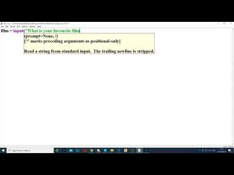Task 4 - Input function