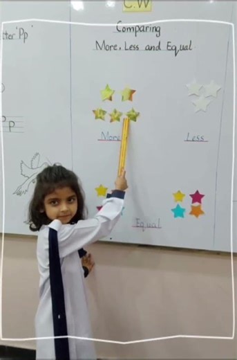 Teaching young minds the concept of more 🌟