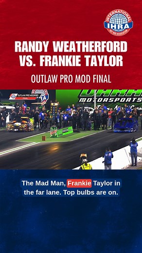 Driving his brand-new, Quarter-Max Racing-built WS Construction ’69 Camaro, Randy Weatherford powered to the win in Outlaw Pro Mod over Frankie Taylor in the final round at Darana Motorsports Park - Dunn! | IHRA