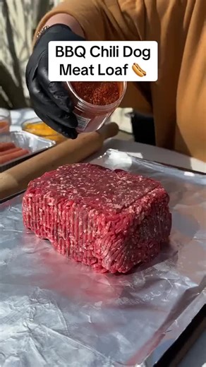 BBQ Chili Dog Meat Loaf Recipe