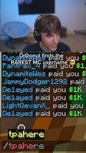 DrDonut Finds Insanely Rare Username