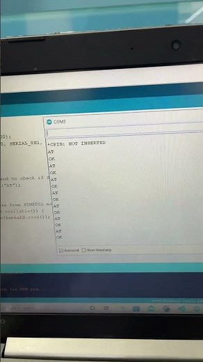 Basic AT command for sim800l using esp32 #arduinoproject #esp32project #sim800l