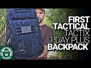 FIRST TACTICAL TACTIX 1 Day Plus Backpack: Versatile Pack for Tactical, Hiking, EDC, & Travel
