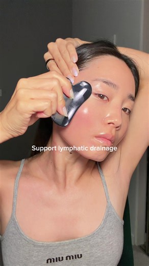 5 minutes selfcare with Gua sha🤍 | Gua Sha