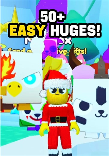 Huges in Pet Simulator Christmas Update #roblox