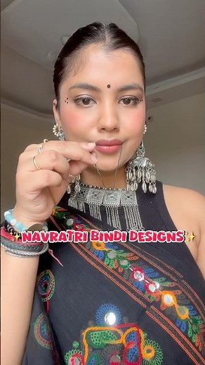 Navratri Bindi Hack 2025 ✨ Trendy Bindi Designs for Garba & Dandiya Nights 💃