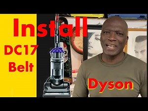 Change a Dyson DC17 belt and brush