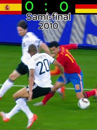 Spain 🇪🇸 vs Germany 🇩🇪 | FIFA World Cup 2010 Semi-Final 1st Half 🔥⚽ | Football Shorts
