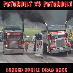 William King vs Chops Hernandez in a Peterbilt Vs Peterbilt Loaded uphill semi drag race from Unc's Semi Stampede 2024 #peterbilt #diesel #loadeduphillsemidragracing #semidragracing | BUILT Diesel MAFIA