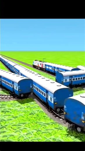 2 train running on same track sf express overtake #train #ytshorts #shorts #trainvideo