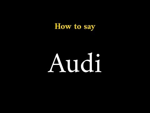 How to Pronounce Audi • UK /ˈaʊdi/ vs USA /ˈɔːdi/