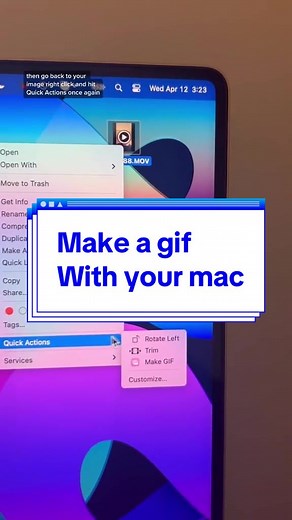 Did you know this feature is built in to your Mac? Here's how to make a gif without downloading any apps. Try it out and let me know what you think! #macbook #macbookpro #macbookair #macbookhacks #macbooktips #apple #gif